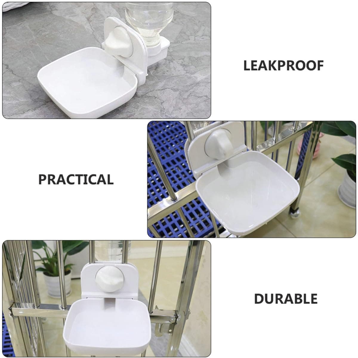 GALPADA 450Ml Automatic Water Feeder Rabbit Water Bottle for Small Pets No-Drip Function Suitable for Ferrets and Chinchillas thumbnail 3