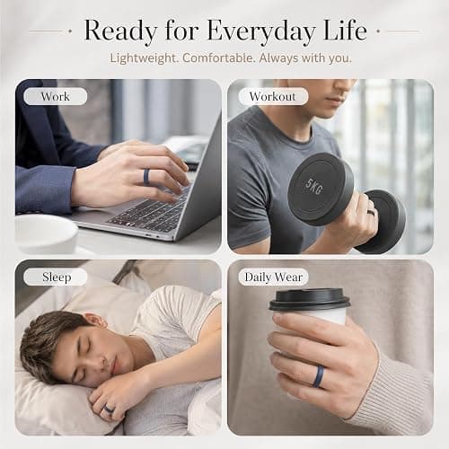 2 Pack Ring Cover for Oura Ring 5, Anti-Scratch Silicone Protector Cover Case for Oura Ring Gen 5 thumbnail 8
