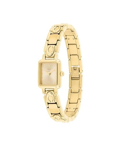 COACH Mara Women’s Quartz Watch - Mini Tank-Shaped Bracelet, Lacquer Dial with Polished Markers - Everyday Dress Watch - Gift for Her 15.5mm thumbnail 2