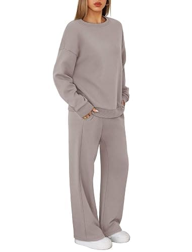 XIEERDUO Sweatsuits Women 2 Piece Outfit Matching Lounge Sets Fall Outfits 2025 Fashion Clothing Crewneck Track Suits thumbnail 3