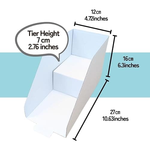 Book Stand with Visible Spine - White Set of 2 with Sticky Notes, Manga Organization Kit, Shelf Organization, Made in Japan thumbnail 2
