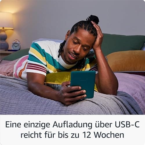 Amazon Kindle Paperwhite (neueste Generation) – Unser schnellster Kindle, mit neuem 7-Zoll-Display und wochenlanger Akkulaufzeit – 16 GB – ohne Werbung – schwarz thumbnail 3