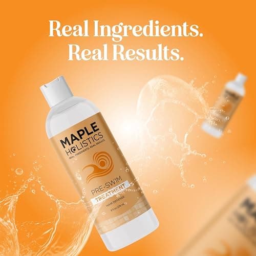Pre Swim Chlorine Hair Protection Treatment - Saltwater & Pool Hair Protector for Swimming with Barrier Protecting Plant Amino Acids - Helps Prevent Dryness Greening Color Fading & Frizz (8 Fl Oz) thumbnail 4