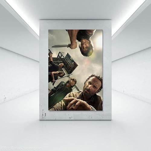 RCILFEJDJ The Wal-King Dead Poster Rick Daryl Maggie Glenn Poster Poster Canvas 90s Wall Art Room Aesthetic Posters (Color : Unframe-Style, Size : 12x18inch(30x45cm)) thumbnail 7