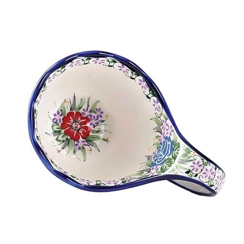 ALMA 2025 Updated Soup Bowl with Long Handle Microwavave Safe,18oz Cereal Bowl, Flower Mug Giftable for Women,Unique Cereal Bowls-Meadow Elegy Theme thumbnail 4