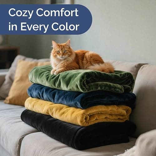 Ultra Soft Fleece Blanket Throw XL Size - Flannel Fleece Luxury Throw XL Blanket - Lightweight for Couch Bed Chair- Thick, Warm and Breathable - All Season Anti-Static Microplush Bedding, Rosewater thumbnail 6