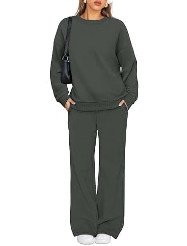 XIEERDUO Sweatsuits Women 2 Piece Outfit Matching Lounge Sets Fall Outfits 2025 Fashion Clothing Crewneck Track Suits thumbnail 2