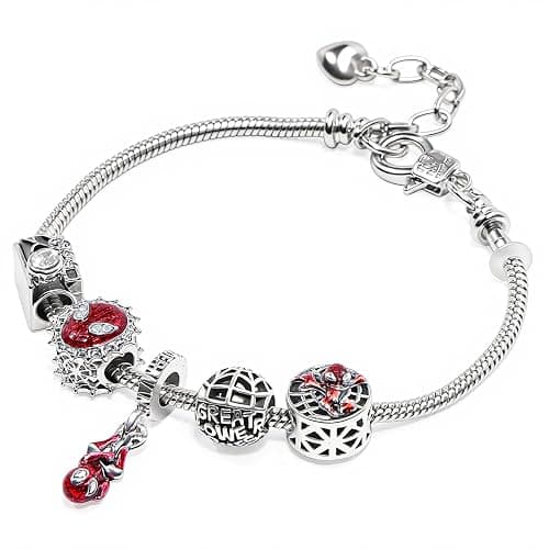 AICase Spider Charm Bracelet Set Cartoon Jewelry Accessory | Charm Bracelet, Spider Design, Cartoon Style, Jewelry Set, Bracelet Accessory - Image 1