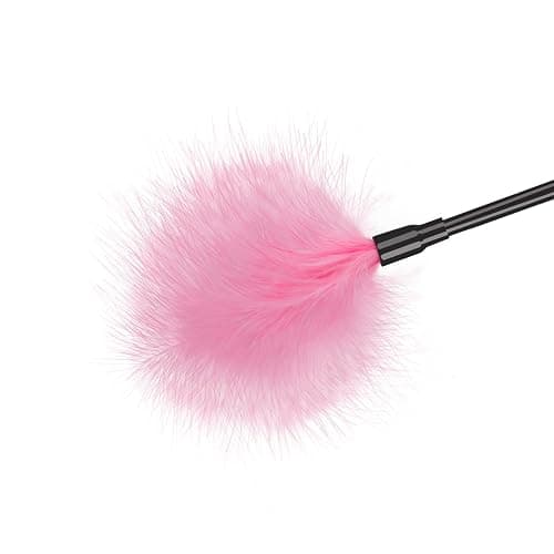 Flirting Feather Hand Pat Adult Sex Products SM Heart Shaped Beater Romantic Sexy Toys(Pink) thumbnail 7