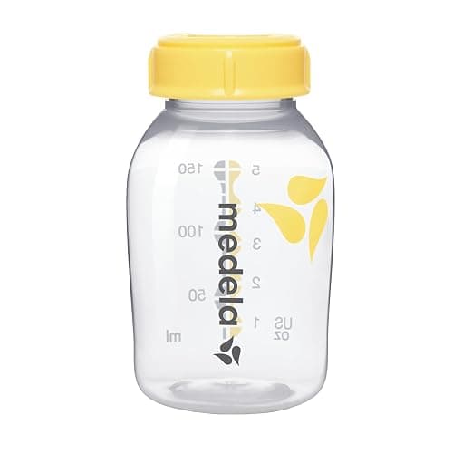 Medla Breast Milk Collection and Storage Bottles with Solid Lids - 6pk/5oz-150mL Breastmilk Container, Compatible with Medela Breast Pumps and Made Without BPA thumbnail 3
