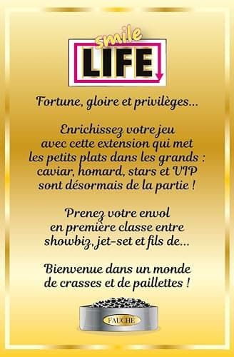 Smile Life : Vie de Luxe - Extension | 60 Cartes | Humour & Stratégie | 2 à 6 Joueurs | Dès 12 Ans | Nécessite Le Jeu de Base | Blackrock Games, Bleu thumbnail 4