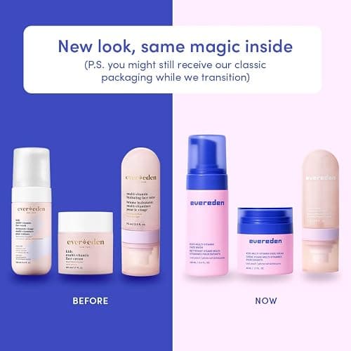 Evereden Kids Multi-Vitamin Hydrating Face Mist, Face Wash, & Kids Face Cream Set: Clean, Vegan, and Multivitamin-Rich Kids Skin Care Set for 6 & up - Moisturize, Nourish, Protect, & Refresh thumbnail 2