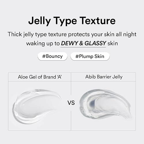 Abib Rice Probiotics Overnight Mask Barrier Jelly 2.7 fl oz I | Korean Overnight Sleeping Mask Cream Moisturizer for Glass Skin Slugging (Rice Probiotics/Barrier Jelly) thumbnail 7