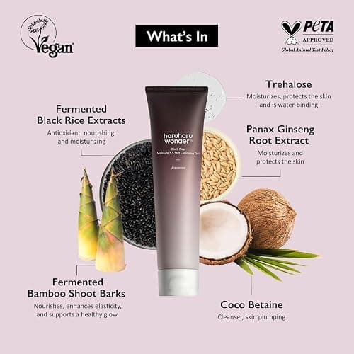 HARUHARU WONDER Black Rice Moisture 5.5 Soft Cleansing Gel (100 ml) thumbnail 3