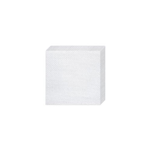 10 PCS White Aida Cloth 14 Count Cross Stitch Fabric (5.9×5.9 Inch) | Pre-Cut Squares Fabric for Craft Embroidery, Handmade Needlework, DIY Handicrafts - Image 1