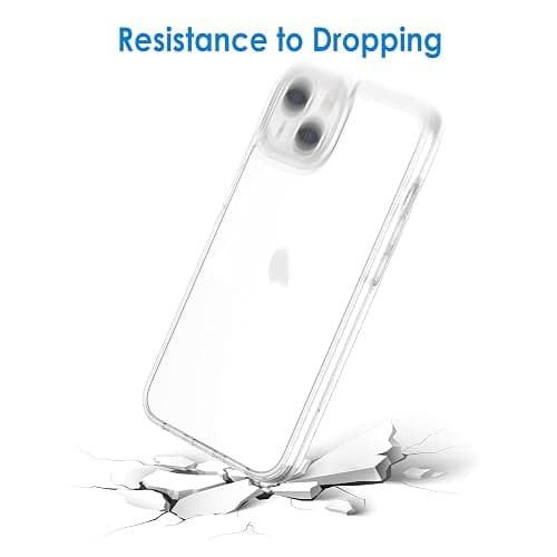 JETech Hülle für iPhone 13 6,1 Zoll, Nie Vergilbung Stoßstange handyhülle, Anti-Kratzt Transparent Rückseite (Durchsichtig) thumbnail 6