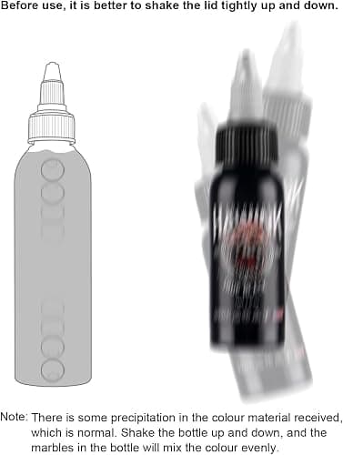 Hawink Tattoo Ink Set 1/2 oz (15ml) Tattoo Supply 14 Colors Pigment Kit Ink USA TI203-15-14 thumbnail 4