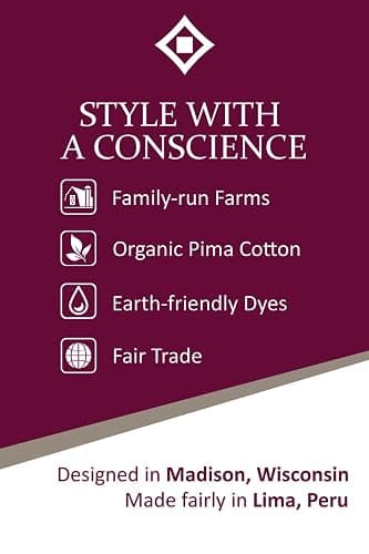 Fair Indigo Men's Organic All-Cotton Long Sleeve Crew Neck T-Shirt thumbnail 6