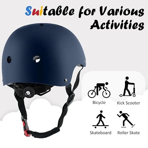 Kids Bike Helmet, Adjustable and Multi-Sport, from Toddler to Youth, 3 Sizes thumbnail 4