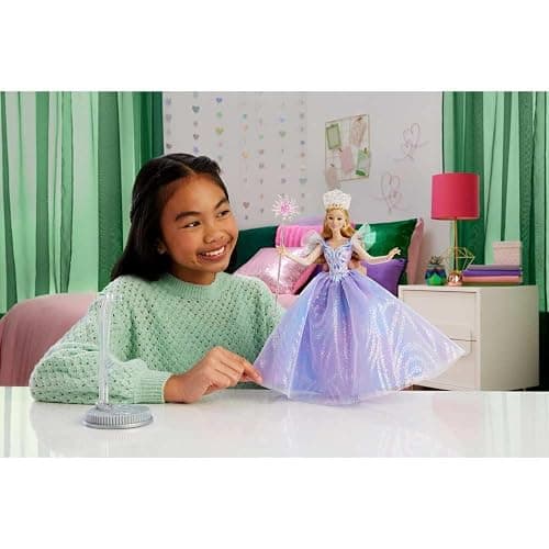 Mattel Universal Pictures' Wicked: for Good Deluxe Glinda Fashion Doll with Removable Outfit & 3 Accessories, Inspired by The Movie thumbnail 2