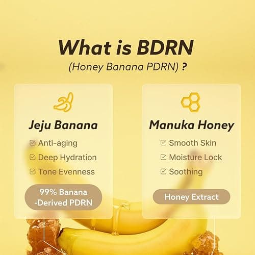 MUMUKI Honey Banana BDRN 3-Step Skincare Set | Bubble Mask, Capsule Ampoule & Cream | Hydration, Glow & Elasticity Care | Korean Skincare Set thumbnail 7