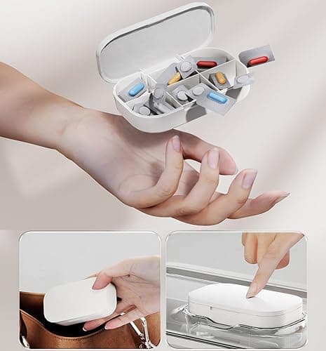 LECHUAN 3-Tier 12 x 9 x 7 Medicine Organizer, Medicine Cabinet Organizer with Portable Pill Case, Multipurpose Plastic Box for Storage Empty First Aid Box thumbnail 7