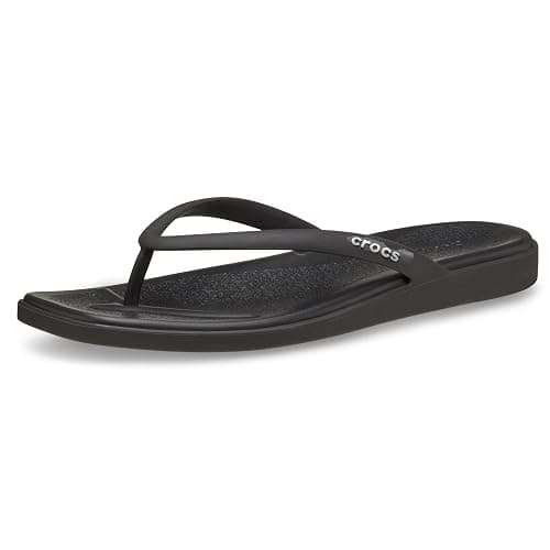 Crocs Women's Miami Flip Flops | Square Toe Flat | 360 Degree Comfort | Croslite Foam Footbed - Image 1