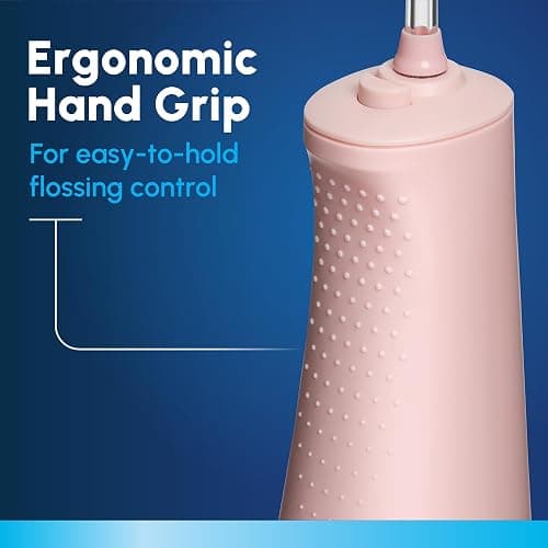 Waterpik Cordless Pulse Rechargeable Portable Water Flosser for Teeth, Gums, Braces Care and Travel with 2 Flossing Tips, Waterproof, ADA Accepted, WF-20 Pink, Packaging May Vary thumbnail 6