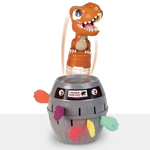 TOMY Pop Up T-Rex Board Game - Family and Preschool Kids Games for Family Game Night - Kids Activities and Jurassic World Toys - 2-4 Players - Ages 4 Years and Up thumbnail 6
