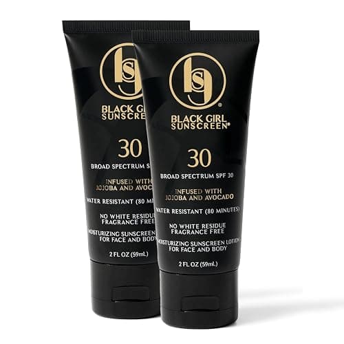 Black Girl Sunscreen SPF 30 Sun Lotion for Face & Body - 2 Fl Oz (2 Pack) - Image 1