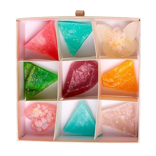 Silky Gem® The Gemmies Crystal Candy Sample Box: 10-Piece Mixed Flavor Assortment – Handcrafted Edible Jewelry & ASMR Sweets – Vegan, Gluten-Free - Image 1