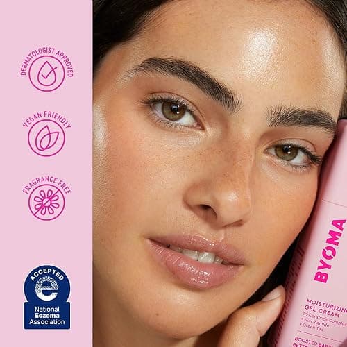 BYOMA Moisturizing Gel Cream - Barrier Repair Cream/Gel Face Lotion with Niacinamide and Green Tea - Ceramide Face Moisturizer for Dry Skin - Alcohol Free, Oil Free Face Moisturizer - 1.69 fl. oz thumbnail 5