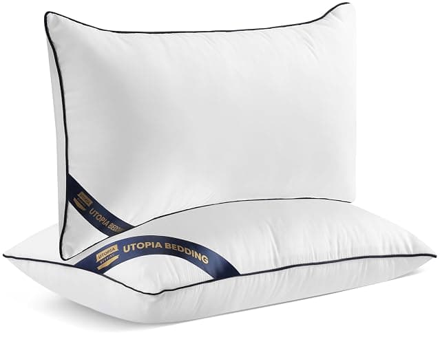 Bedding Throw Pillow Inserts (Pack of 4, White), 12 x 20 Inches Decorative Indoor Pillows for Sofa, Bed, Couch, Cushion Sham Stuffer thumbnail 5