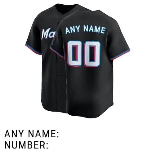 Personalized Baseball Jersey with Your Name and Number Custom Button Down Jersey for Man Woman Youth thumbnail 4