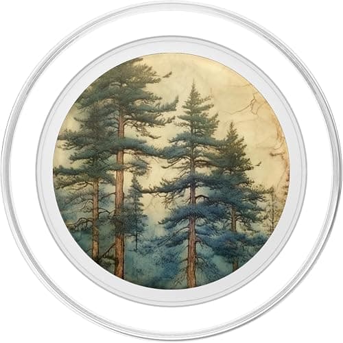 Vintage Pine Tree PopSockets PopGrip for MagSafe thumbnail 2