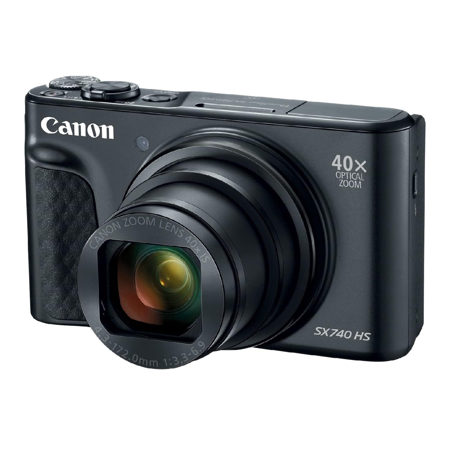 Canon PowerShot SX740 HS Digital Camera (Black) - Image 1