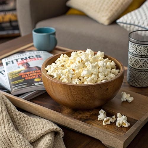 Khloud Protein Popcorn - White Cheddar - 7g Protein Snacks for Adults & Kids - Flavored Popcorn Made with Real Ingredients & Milk Protein Isolate - Non-GMO, Gluten-Free, Kosher, 4oz, 4pk thumbnail 3