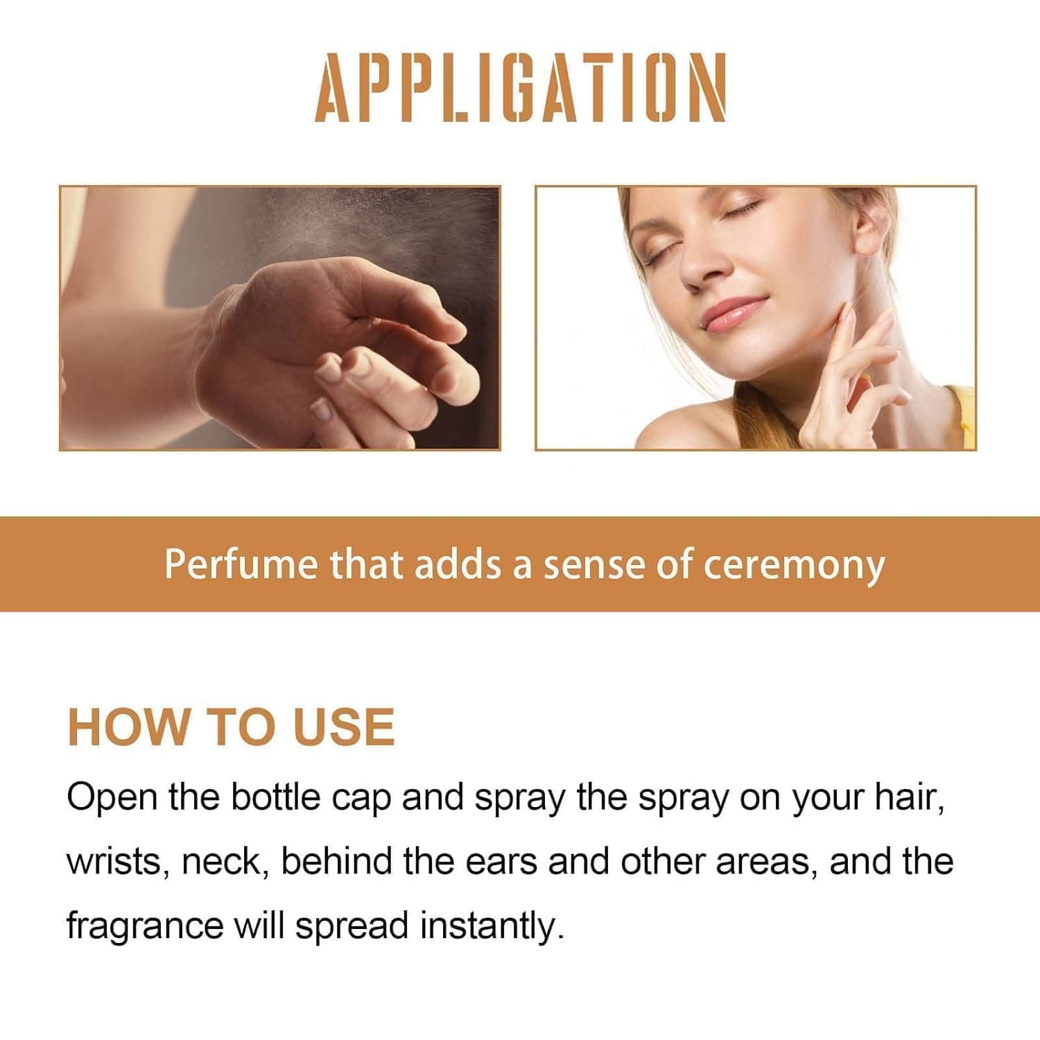 Vanilla Skin Perfume,Vanilla Essential Oil for Skin,Long-Lasting Fragrance Spray for Women, Vanilla Skin Body Mist,Eau De Toilette Spray,Vanilla Hair & Body Perfume Spray (1pcs) thumbnail 6