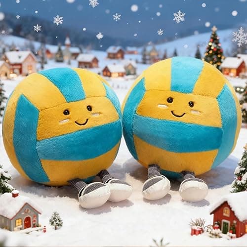 MUALML Cute Volleyball Stuff Soft Sports Stuffed Plush Pillow, Funny Plush Volleyball Gifts for Teen Girls Boys thumbnail 8