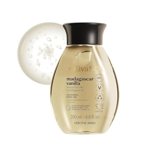 O Boticário Nativa SPA Vanille de Madagaskar, parfümiertes Körperöl, Lotion für den Körper, spendet Feuchtigkeit und pflegt vegane Haut, 200 ml - Image 1