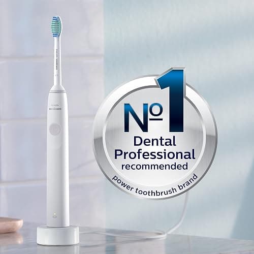 PHILIPS Sonicare 1100 Power Toothbrush, Rechargeable Electric Toothbrush, White Grey HX3641/02 thumbnail 5