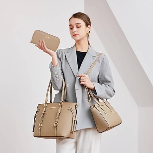 Montana West 3PCS Purses for Women Tote Bag and Wallet Set Shoulder Satchel Handbags thumbnail 2
