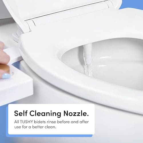 TUSHY Classic 3.0 Bidet Toilet Seat Attachment - A Non-Electric Self Cleaning Water Sprayer with Adjustable Water Pressure Nozzle, Angle Control & Easy Home Installation (Platinum) thumbnail 8