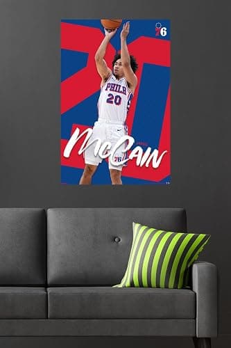 NBA Philadelphia 76ers - Jared McCain 25 Wall Poster, 34L" x 22.4W", Unframed Version thumbnail 4