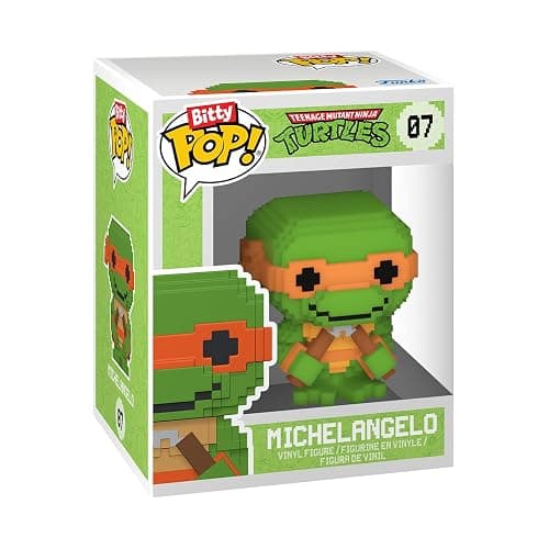 Funko Bitty POP! Teenage Mutant Ninja Turtles (TMNT) - Shredder, 4-Pack - 8-Bit Raphael, 8-Bit Donatello, 8-Bit Leonardo and A Surprise Mystery Mini Figure - 0.9 Inch (2.2 Cm) Collectable - Gift Idea thumbnail 22