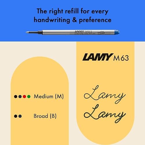 Lamy AL-star oceanblue - Rollerball Pen pen with transparent, ergonomic grip & line width M - lightweight aluminum body - including rollerball refill M 63 in black thumbnail 5