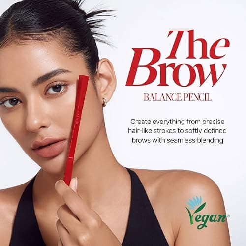 Espoir The Brow Balance Pencil #5 Light Brown | Eye Brow Pencil Quick and Easy to Draw without Clumping with Slim Triangle Shape| A Detailed and Rich Eyebrow Texture | Korean Eyebrow Makeup thumbnail 2