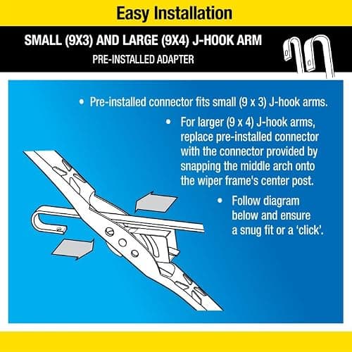 Rain-X 820146 WeatherBeater Wiper Blades, 24" and 20" Windshield Wipers (Pack of 2), Automotive Replacement Windshield Wiper Blades That Meet Or Exceed OEM Quality And Durability Standards thumbnail 4