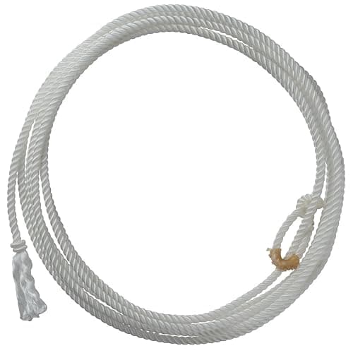 Weaver Equine Waxed Nylon Kids Lasso Rope, Lightweight Cowboy Rope Lasso for Practice, Colorful Loop Roping Ropes for Kids 5/16" x 20' - Image 1