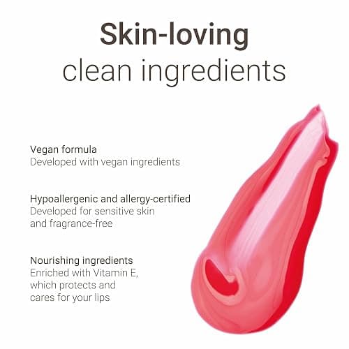 Sandstone Scandinavia Lipglace - Hypoallergenic Vegan Lip Gloss - Fragrance Free & Allergy Certified - Non Sticky & Moisturizing Lipgloss - Anti-Aging Hydrating Lipgloss (Summer Fling, 3,5 g) thumbnail 5